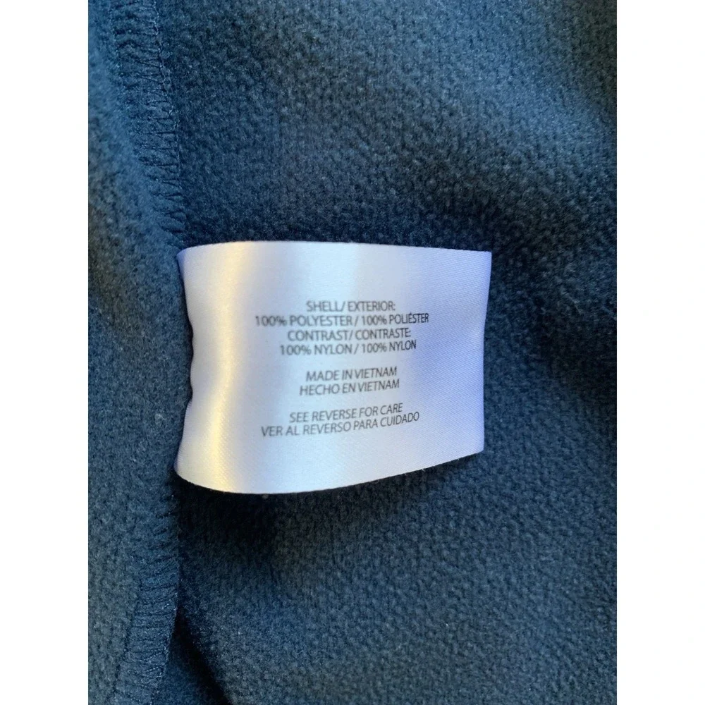 ORVIS Men's Bonded Mesh Fleece Full Zip Jacket ~ Blue ~‎ Size Large
